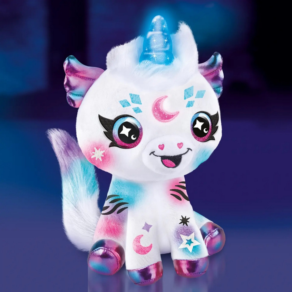 Набір для творчості DIY AIRBRUSH PLUSH Єдиноріг Космік CanalToys AIR028 с сяючим рогом