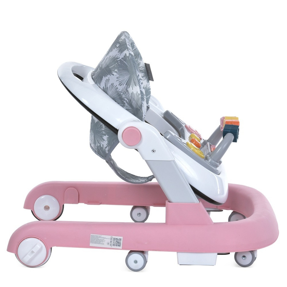 Ходунки детские MULTIWAY El Camino ME 1163 Pink, с погремушкой