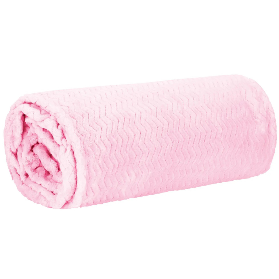 Плед-покрывало Extra Soft Springos HA7142 розовый 160x200 см