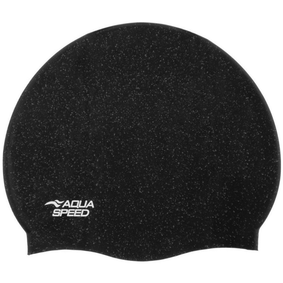 Шапка для плавания RECO 9781 Aqua Speed 237-07 черный, OSFM