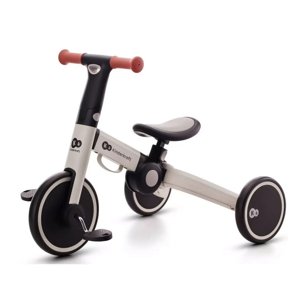 Триколісний велосипед 3 в 1 4TRIKE Kinderkraft KR4TRI22GRY0000 Silver Grey