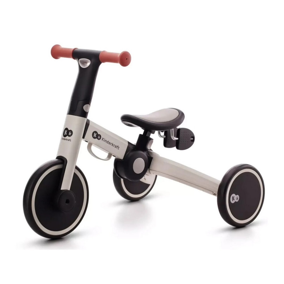 Триколісний велосипед 3 в 1 4TRIKE Kinderkraft KR4TRI22GRY0000 Silver Grey