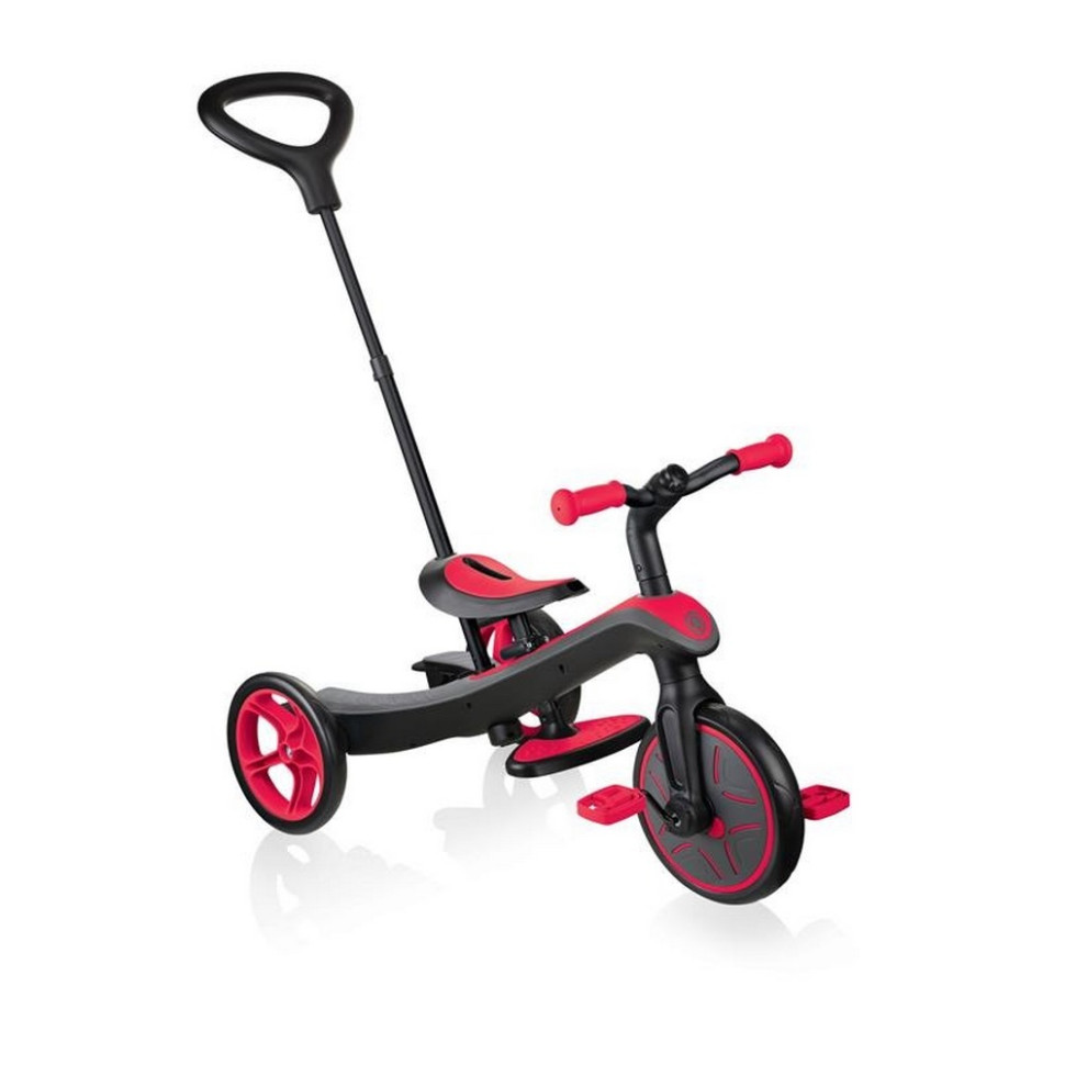 Велосипед детский трехколесный 4в1 EXPLORER TRIKE GLOBBER 632-102-3 красный