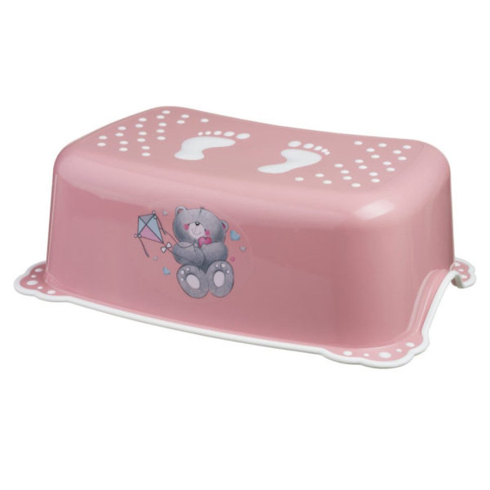 Детская подставка-ступенька Bears 2K Maltex 4095_42 pink-white