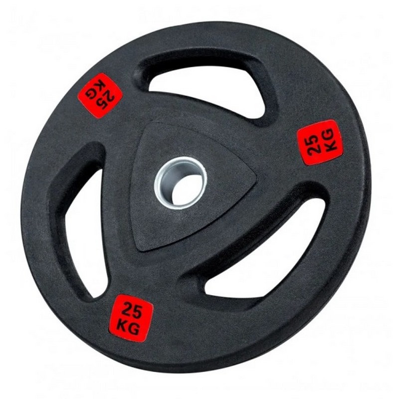 Диск олимпийский RCP18 Generation Fitness 131571 обрезиненный, черный 25 кг