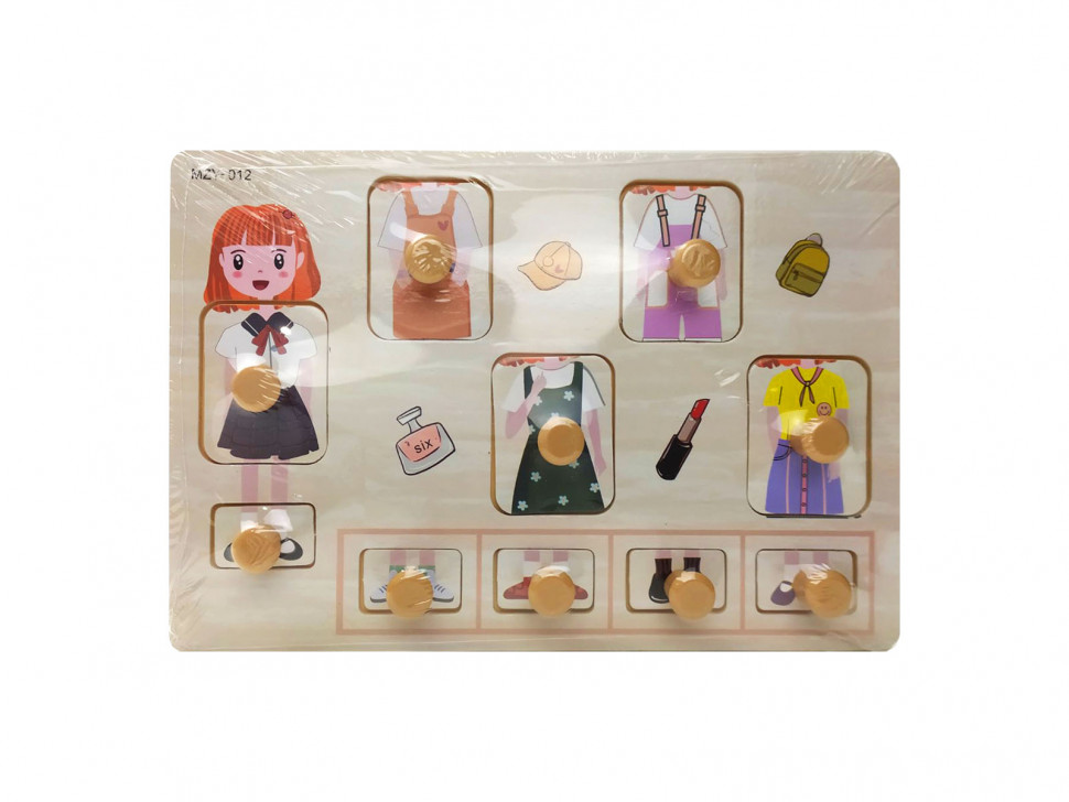 Деревянная игрушка Рамка-вкладыш MD 2384