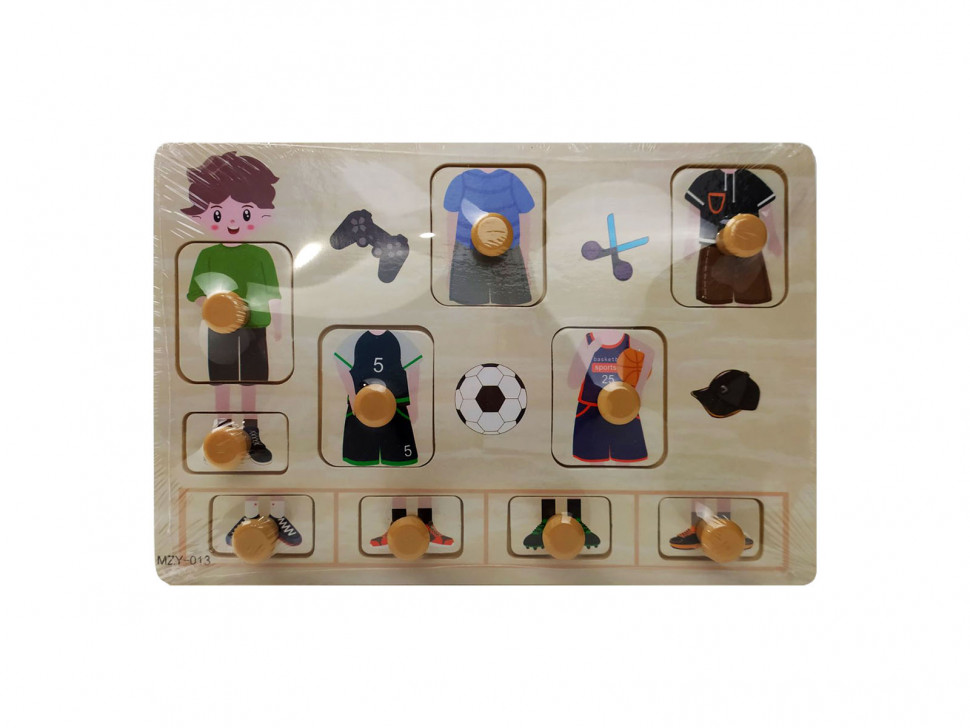 Деревянная игрушка Рамка-вкладыш MD 2384