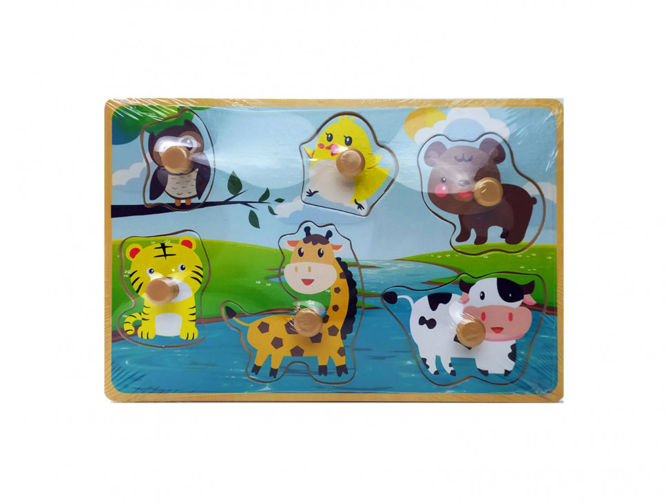 Деревянная игрушка Рамка-вкладыш MD 2384