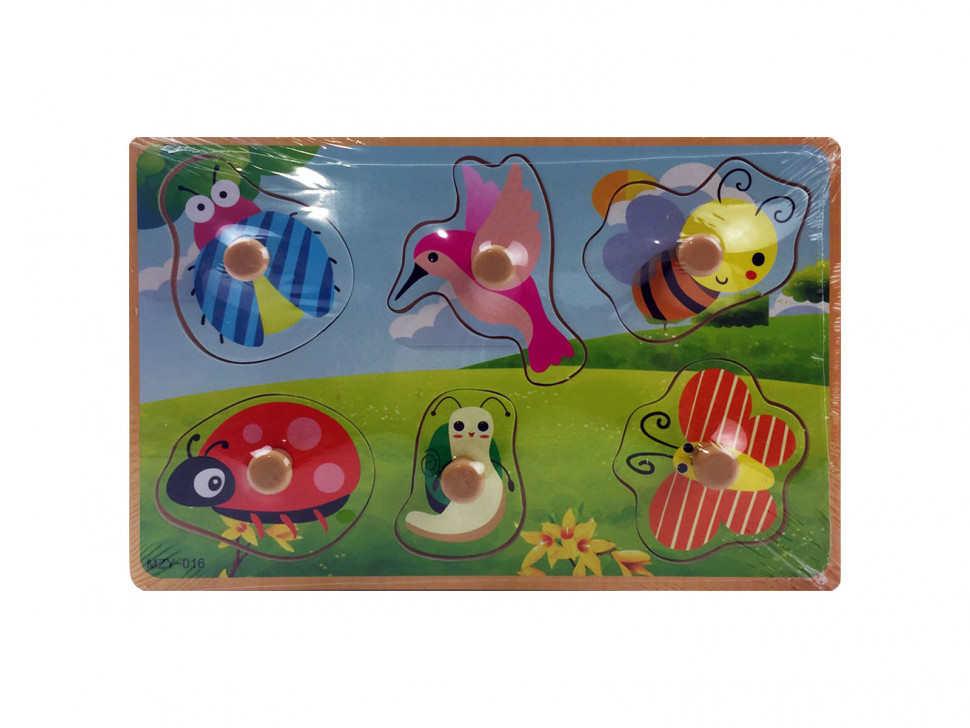 Деревянная игрушка Рамка-вкладыш MD 2384