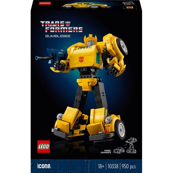 Конструктор Icons Трансформери Бамблбі LEGO 10338, 950 деталей