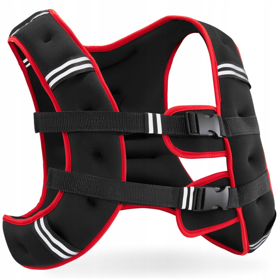 Жилет-обважнювач для тренувань 4FIZJO P-5905973402156 5 кг, Black/Red