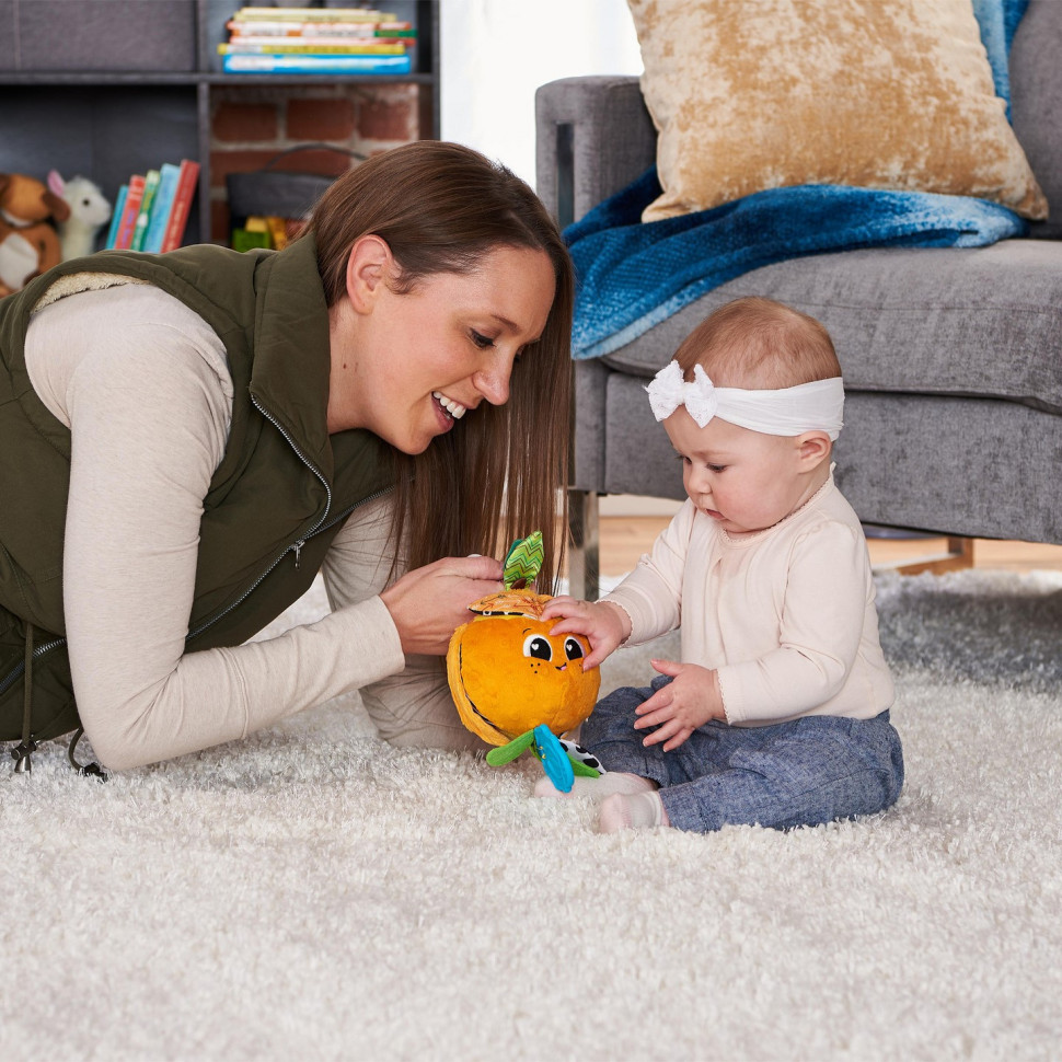 Мягкая игрушка-подвеска Апельсинка Lamaze L27384 с прорезывателем