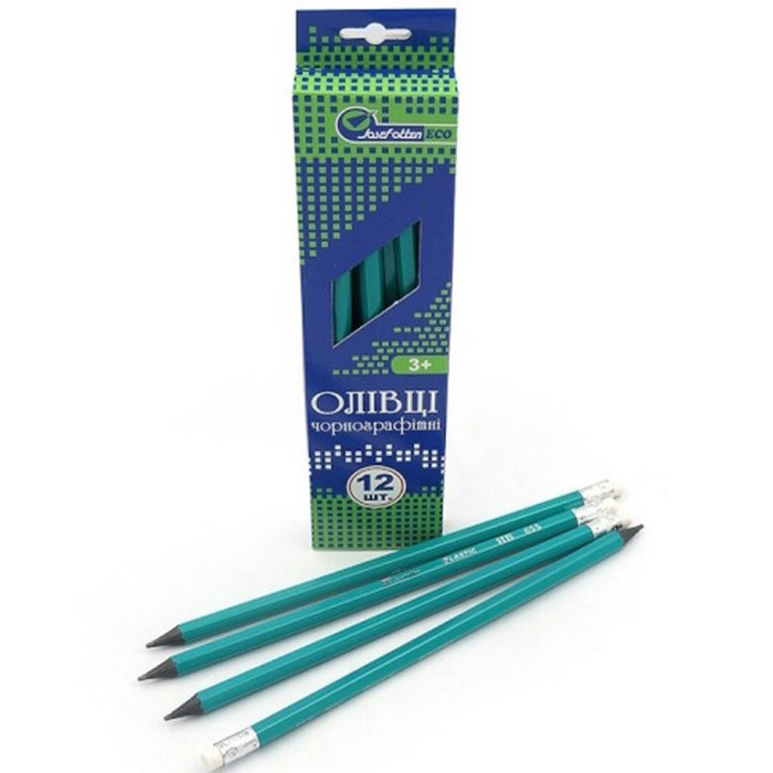 Набор карандашей J. Otten ECO Bambi 655B-HB 12 штук