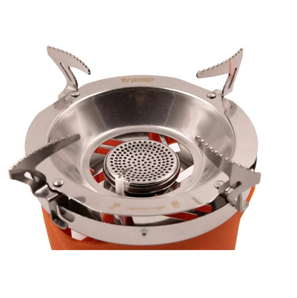 Система для приготовления пищи и газовый баллон 230 грамм Tramp UTRG-049-orange+UTRG-003