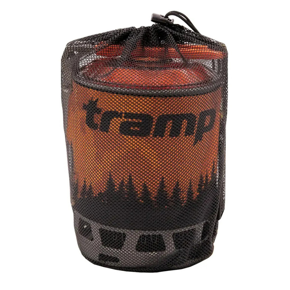 Система для приготовления пищи и газовый баллон 230 грамм Tramp UTRG-049-orange+UTRG-003