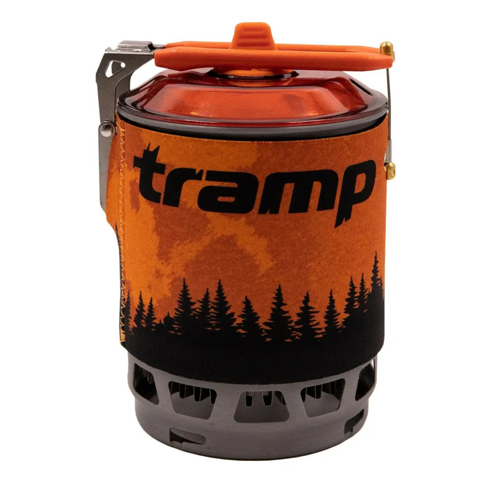 Система для приготовления пищи и газовый баллон 230 грамм Tramp UTRG-049-orange+UTRG-003