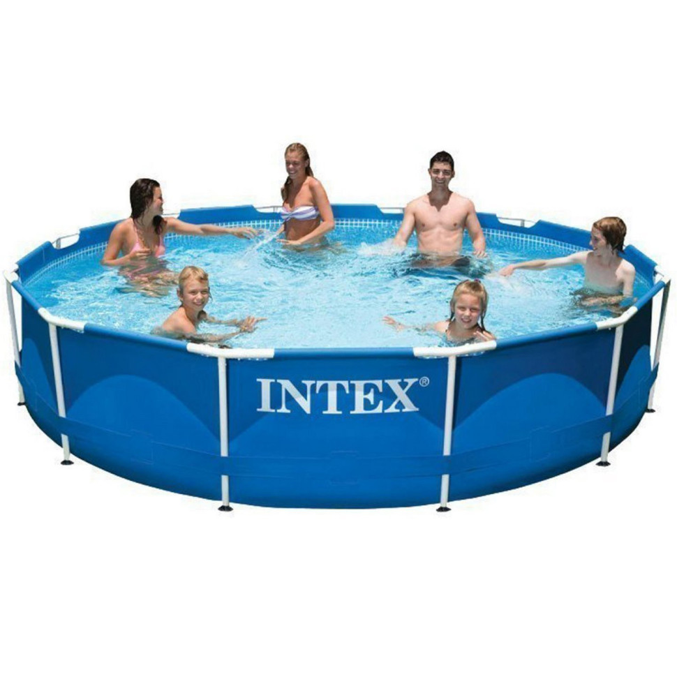 Каркасний басейн круглий Intex 28210, 366х76 см, 6503 л