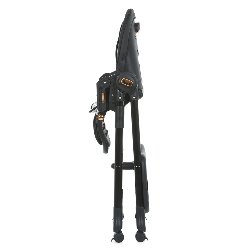 Стілець для годування EL CAMINO ME 1037-B CRYSTAL Black Gold до 15 кг
