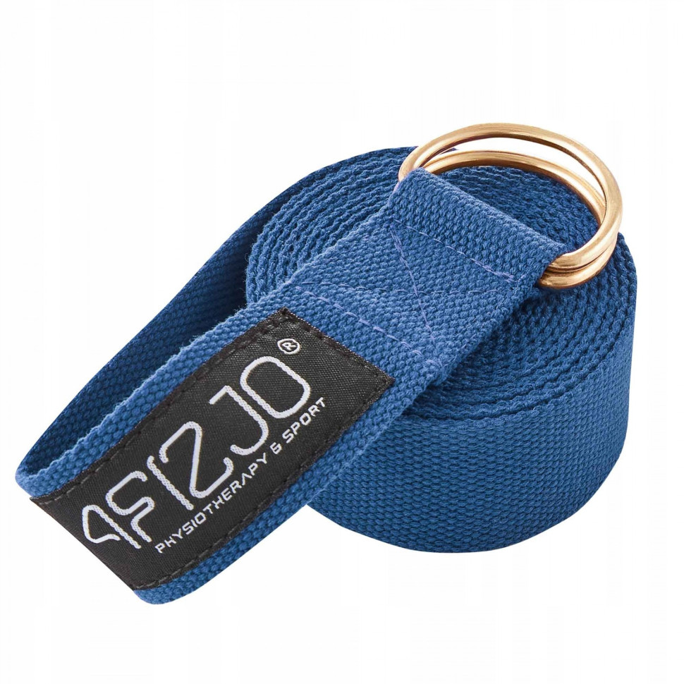 Ремінь для йоги 4FIZJO 4FJ0528 Blue 300 см
