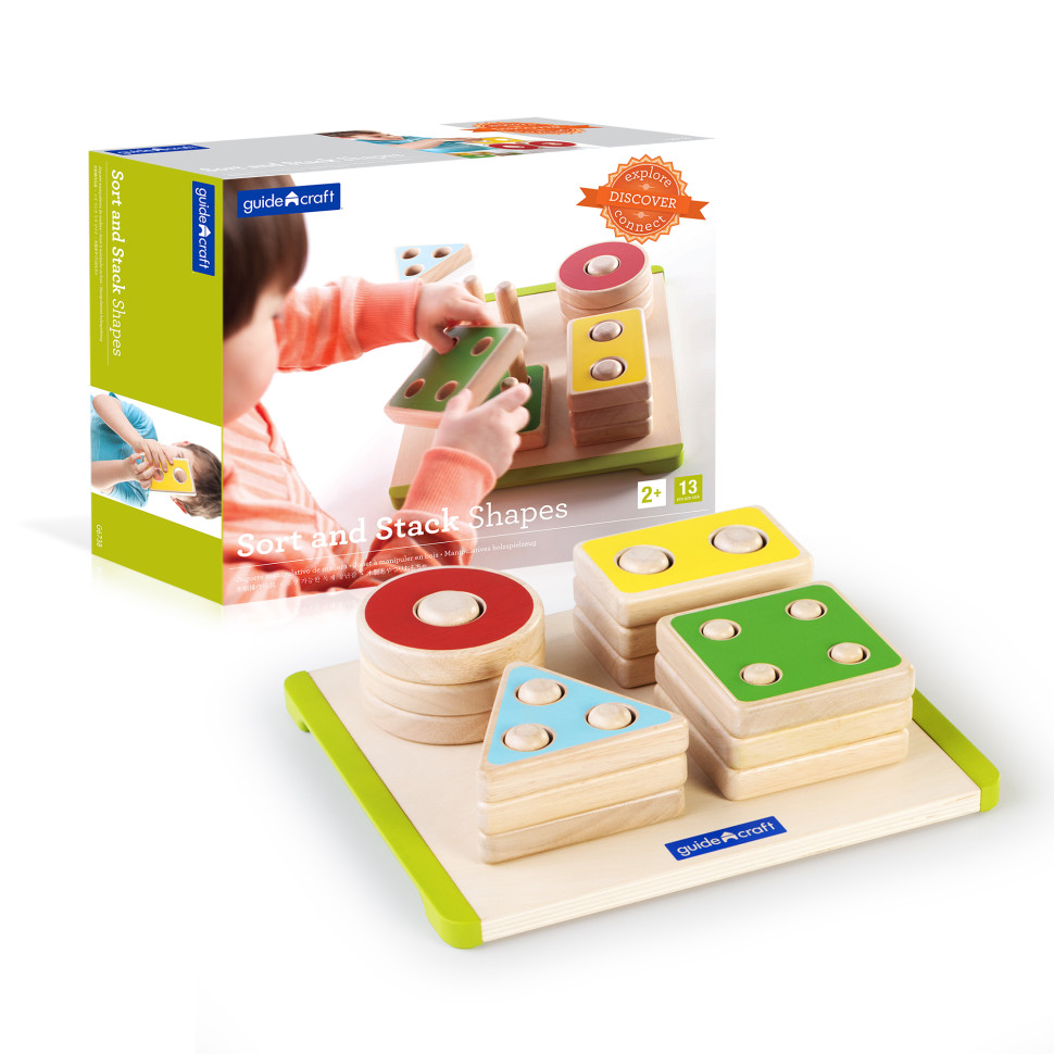 Деревянная логическая пирамидка Manipulatives 