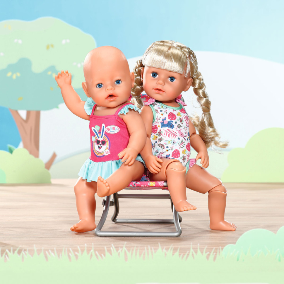 Набір одягу для пупса Яскравий купальник BABY born 833636-2 на пупса 43 см