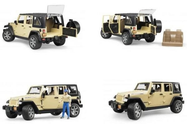 Колекційні моделі машин Джип Wrangler Unlimited Rubicon, М1: 16 02 525