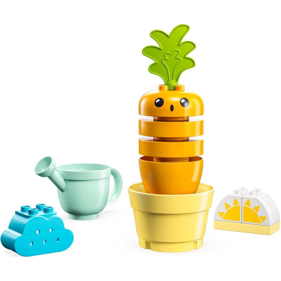 Конструктор LEGO DUPLO My First Морковь на грядке 10981, 11 деталей