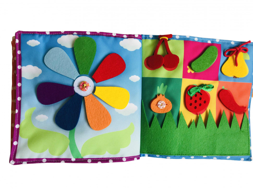 Фетровая книга для малышей Bambini