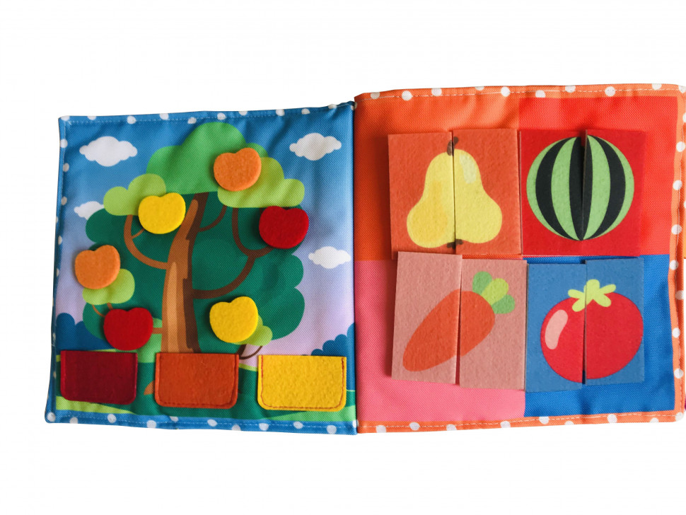 Фетровая книга для малышей Bambini