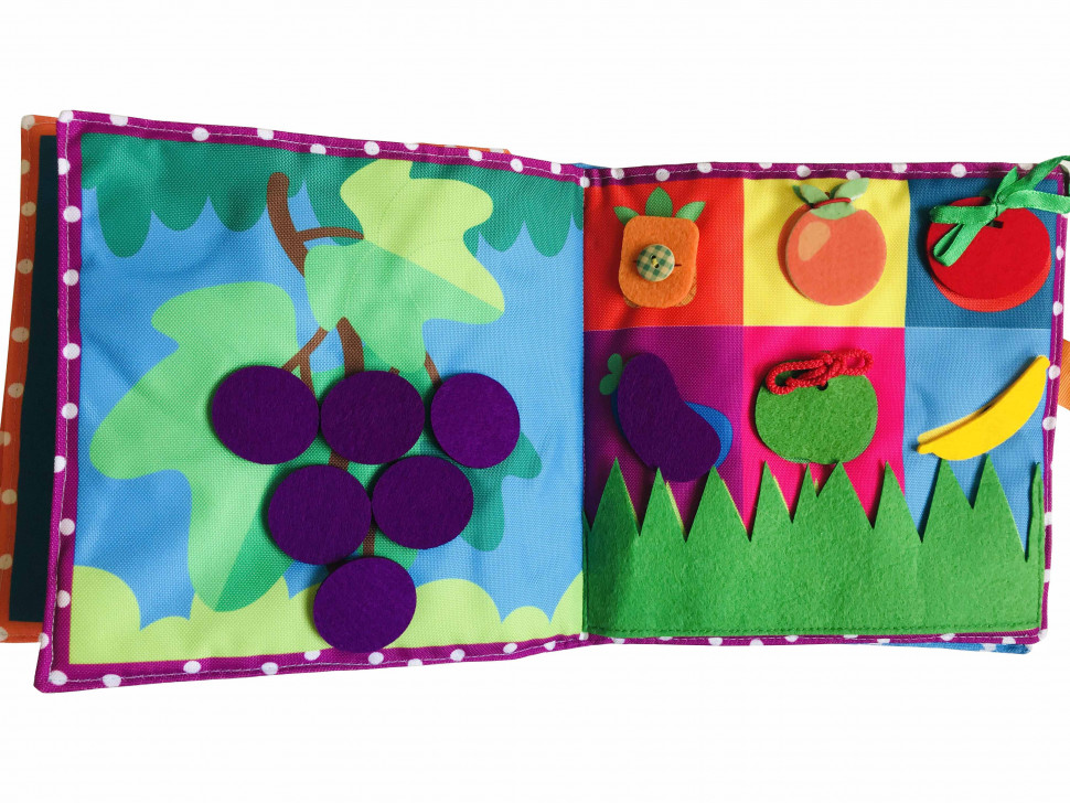 Фетровая книга для малышей Bambini