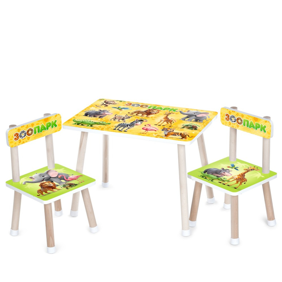 Детский Столик Bambi M 501-11 столешница 60 х 40 см, 2 стульчика
