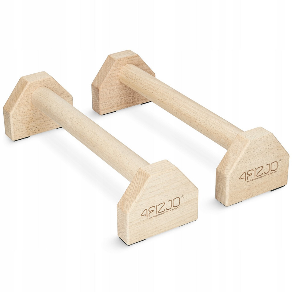 Упоры для отжиманий паралетсы 4FIZJO P-5905973407045 деревянные 40 см 