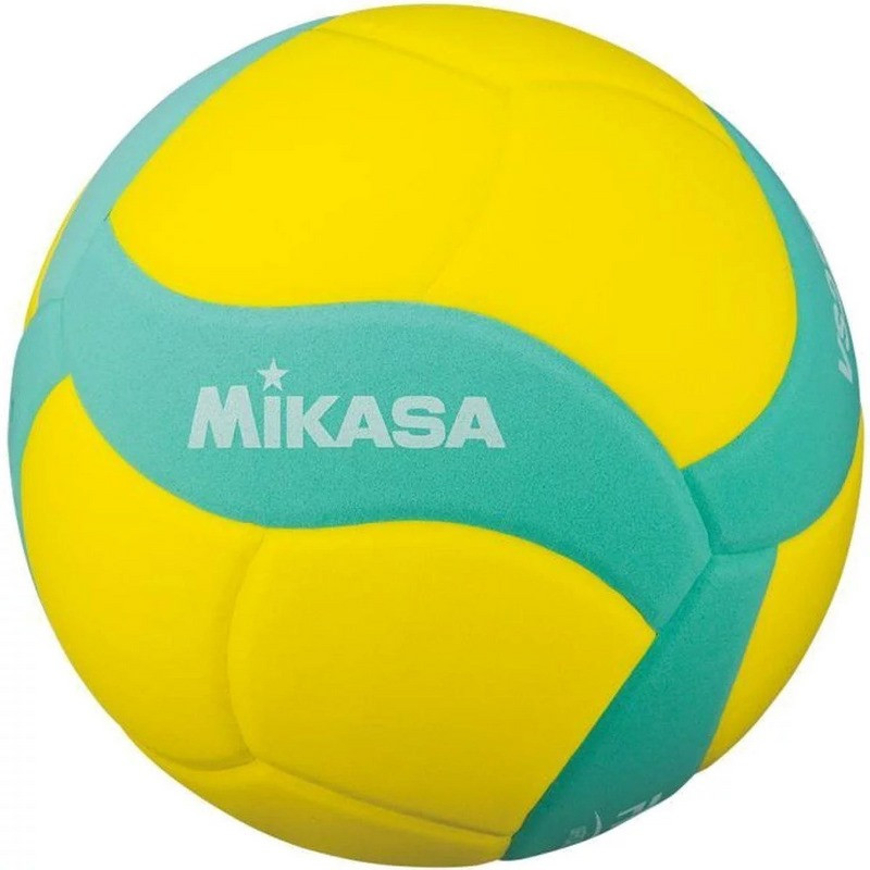 Мяч волейбольный детский Mikasa VS220W-V-G желто-зеленый, размер 5