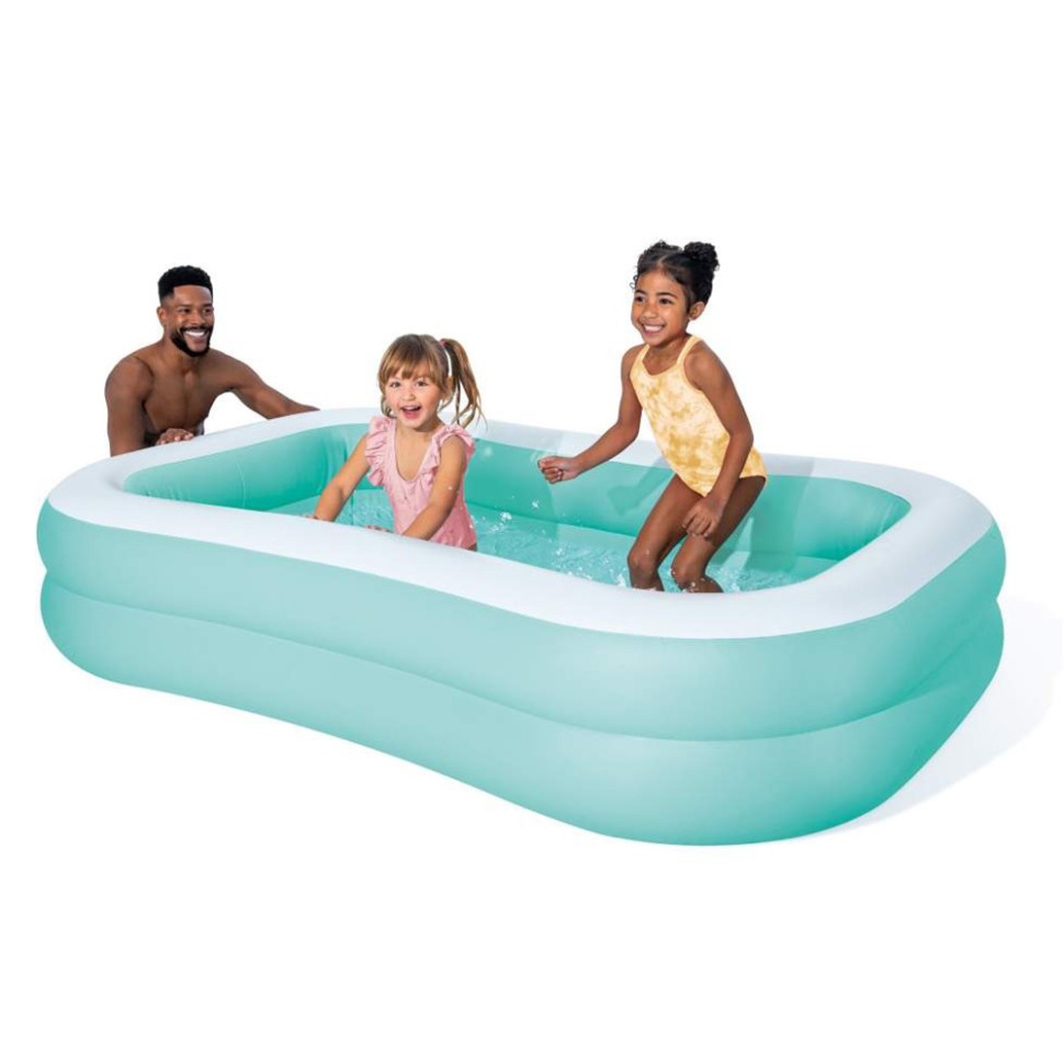 Дитячий надувний басейн Intex 57181(Turquoise) 229 х 152 х 48 см
