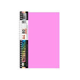 Блокнот А4 Апельсин АП-1502(Pink) 80 листов, пружина сбоку Блокнот А4 Апельсин АП-1502(Pink) 80 листов, пружина сбоку