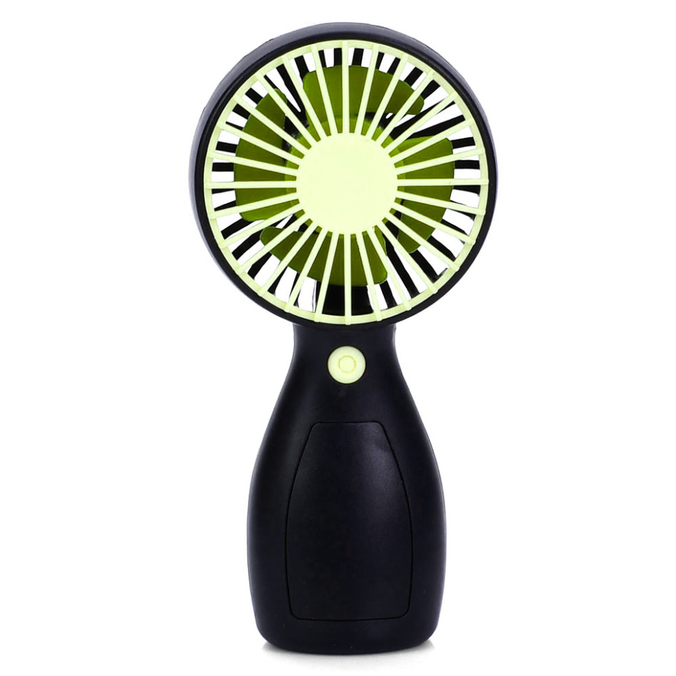 Портативний ручний вентилятор Bambi MK 5663-2(Green) 13 см, акумулятор, USB зарядне