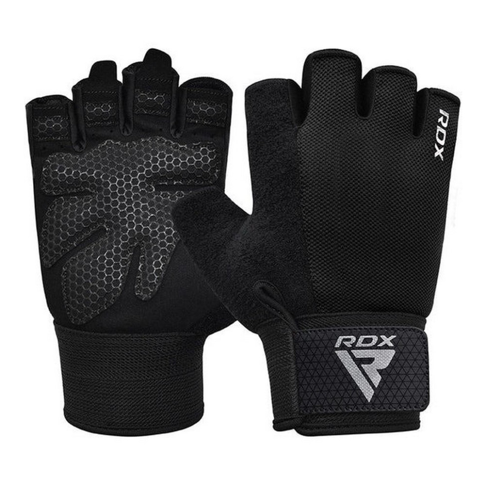 Перчатки для фитнеса W1 Half RDX Inc Limited WGA-W1HB-S+ Black, S