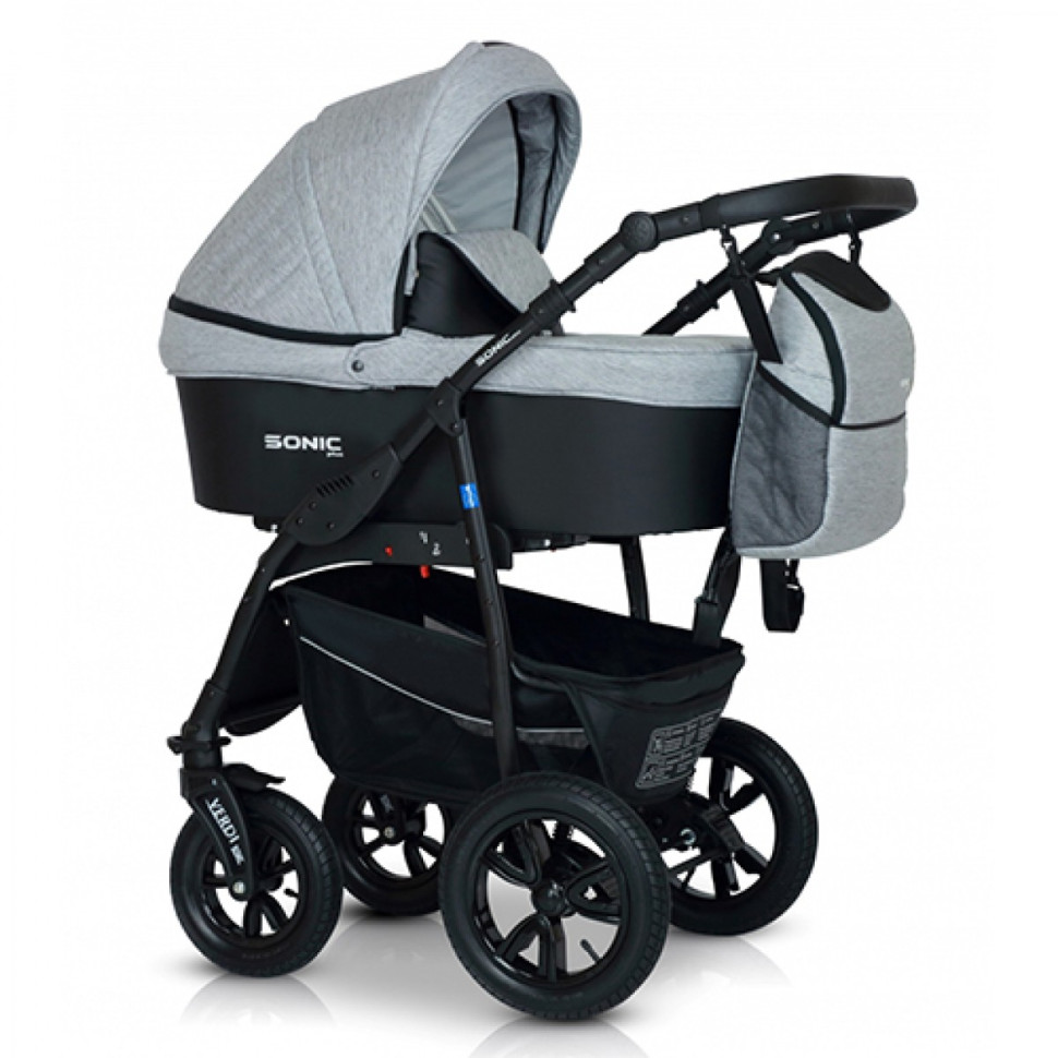 Коляска універсальна 3 в 1 Verdi Sonic Plus 9023-VSP-06 сірий