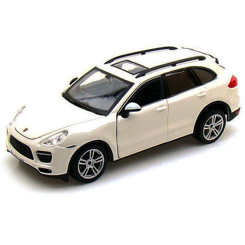 Автомодель - PORSCHE CAYENNE TURBO (белый, желтый, 1:24)