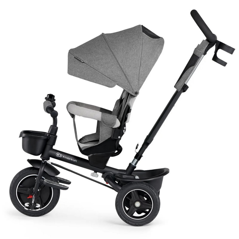 Триколісний велосипед «Spinstep Platinum» Kinderkraft KRSPST00GRY0000 Grey