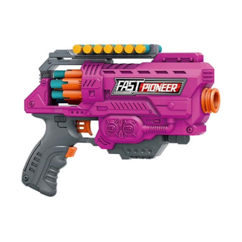 Детский игрушечный пистолет-автомат Blaster BIG529R на батарейках