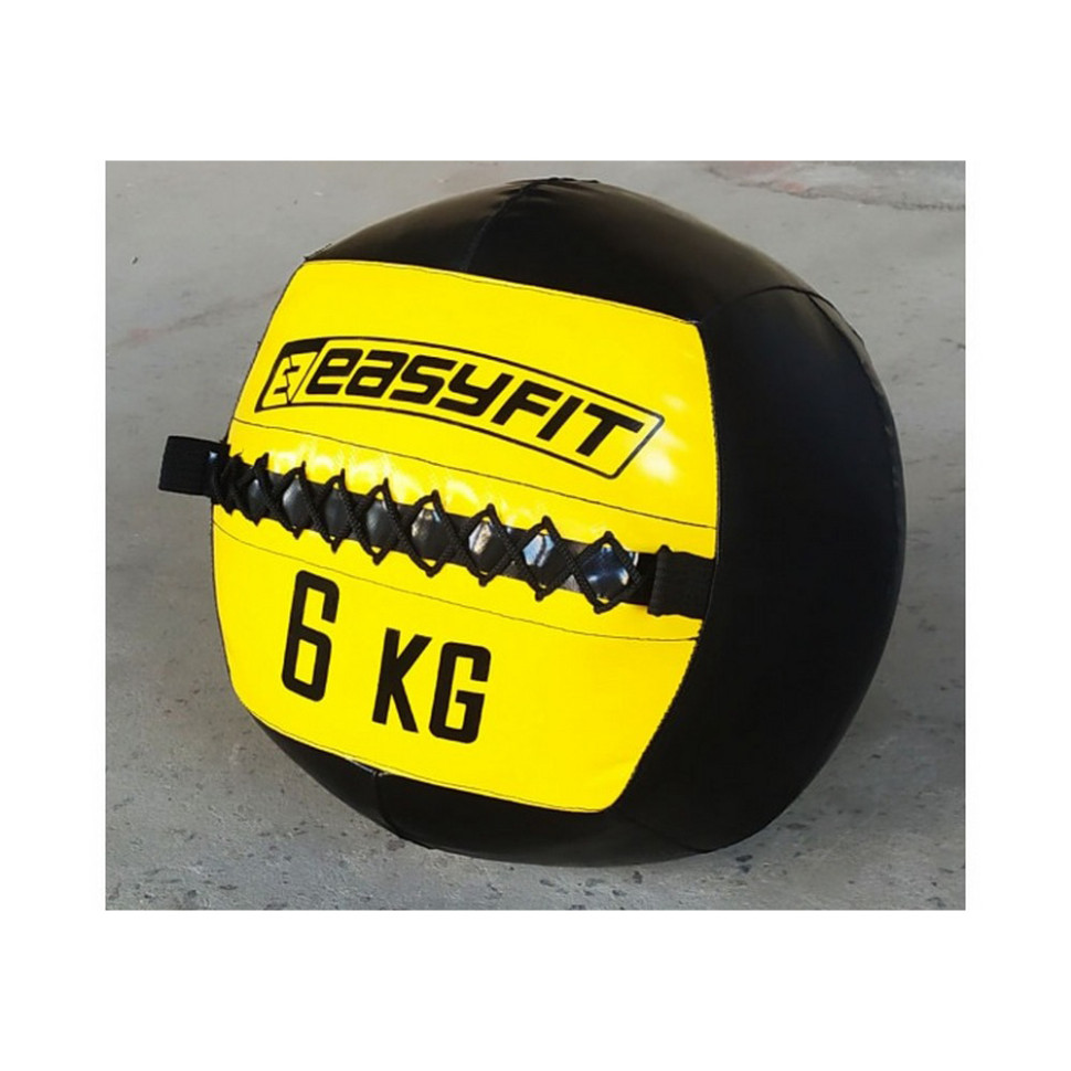 Медичний м'яч Wall Ball (медбол, волболл) EasyFit EF-WB-06, 6 кг