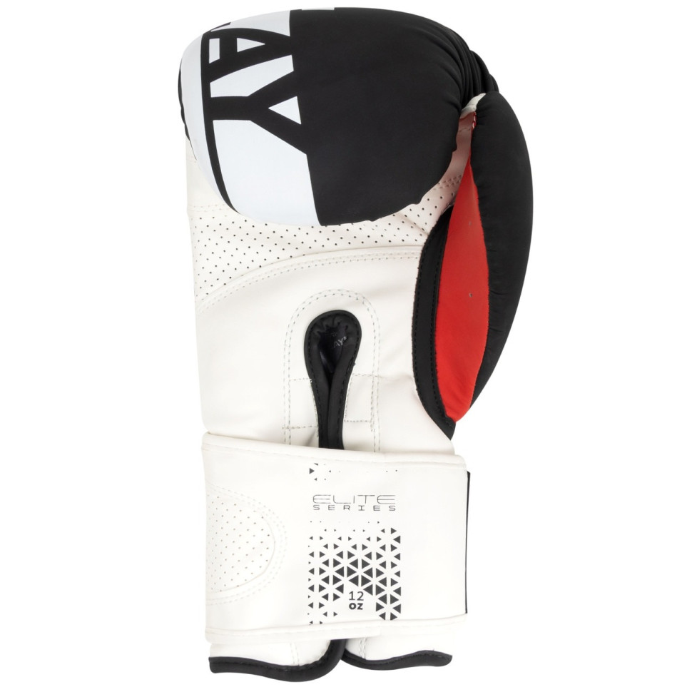 Боксерские перчатки 3086 Matt Challenger PowerPlay PP_3086_14oz_Bl/White, Черно-Белые 14 унций