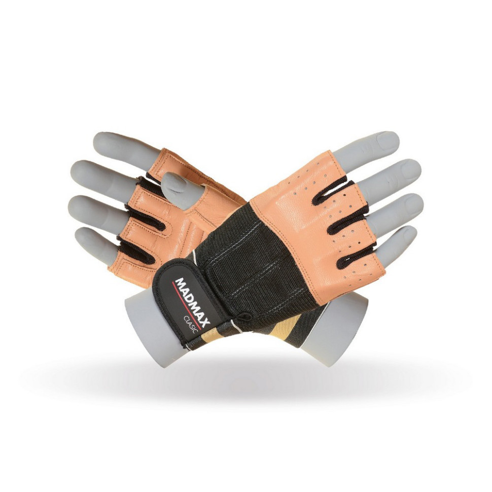 Рукавички для фітнесу MadMax MFG-248-Brown_M, M