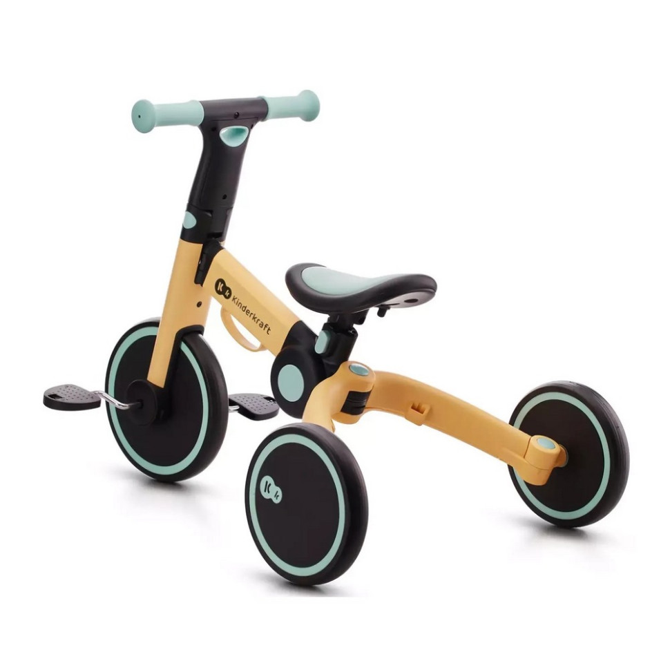 Трехколесный велосипед 3 в 1 4TRIKE Kinderkraft KR4TRI22BLU0000 Sunflower Blue