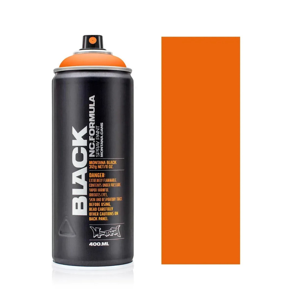 Аерозольна фарба Montana Black 263682 Помаранчевий (Pure Orange) 400 мл