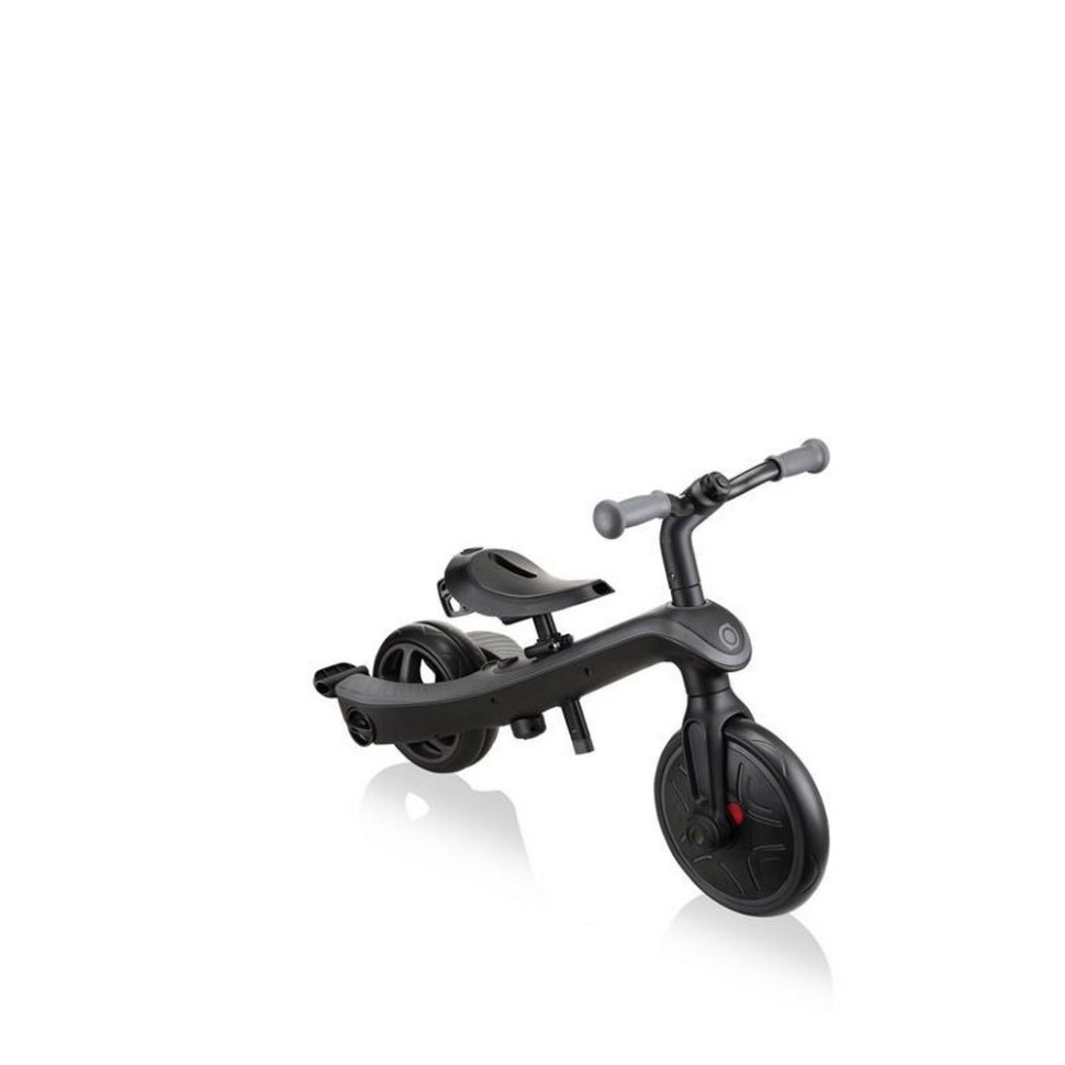 Велосипед детский трехколесный 4в1 EXPLORER TRIKE DELUXE PLAY GLOBBER 633-120 черно-серый