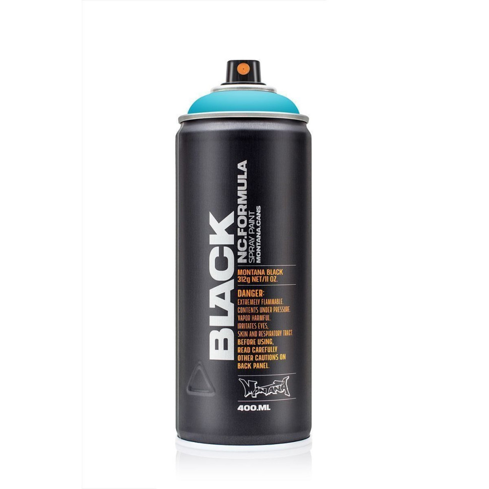 Аэрозольная краска Montana Black TR5000 264375 Насыщенный голубой (True Cyan) 400мл