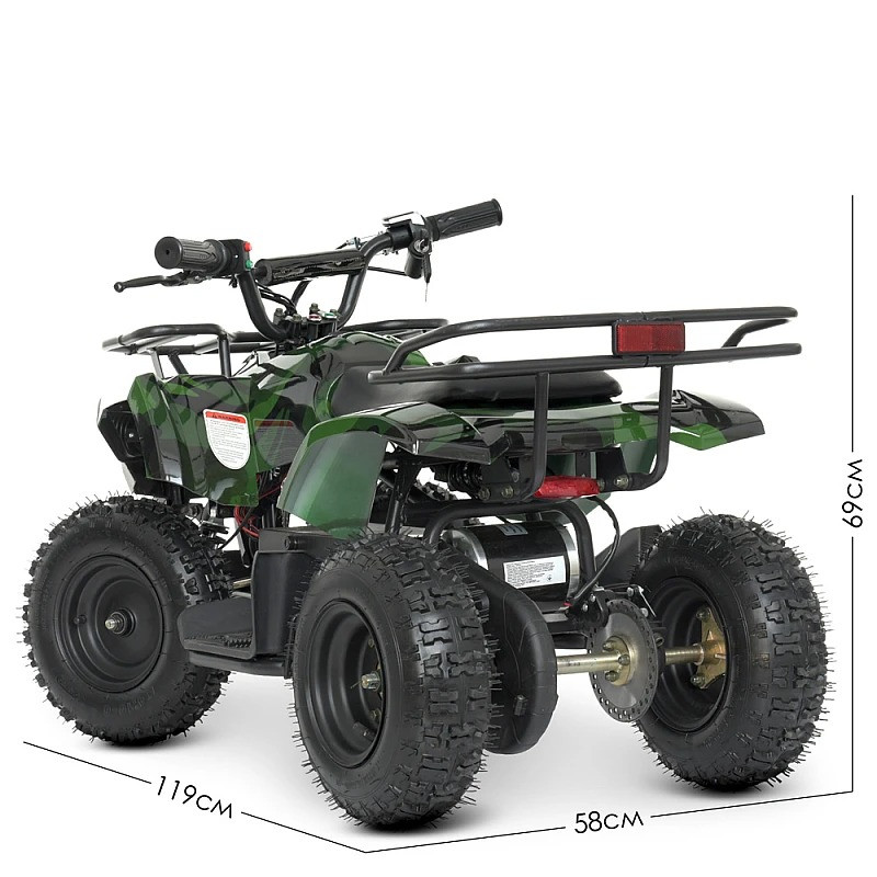 Дитячий електроквадроцикл Bambi Racer HB-EATV800AS-10(MP3) до 65 кг