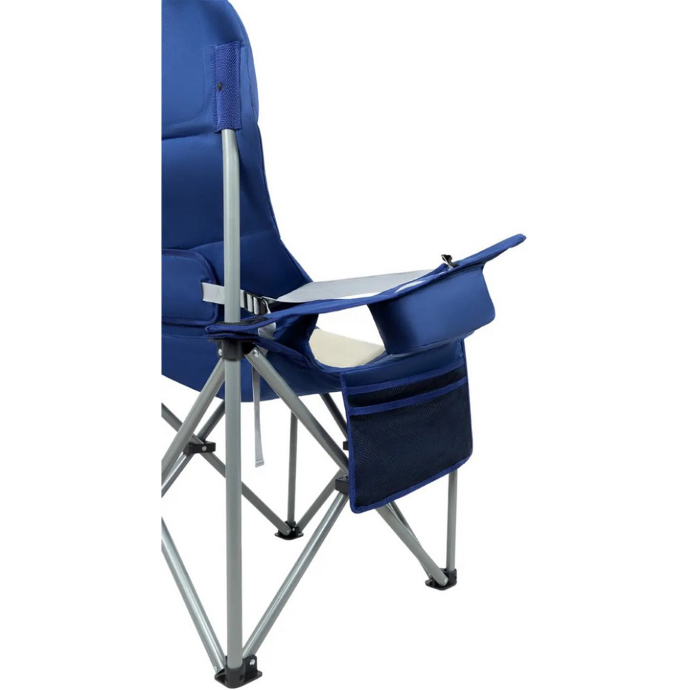 Крісло туристичне Cedar KingCamp KC3888_NAVY/BEIGE, до 160 кг